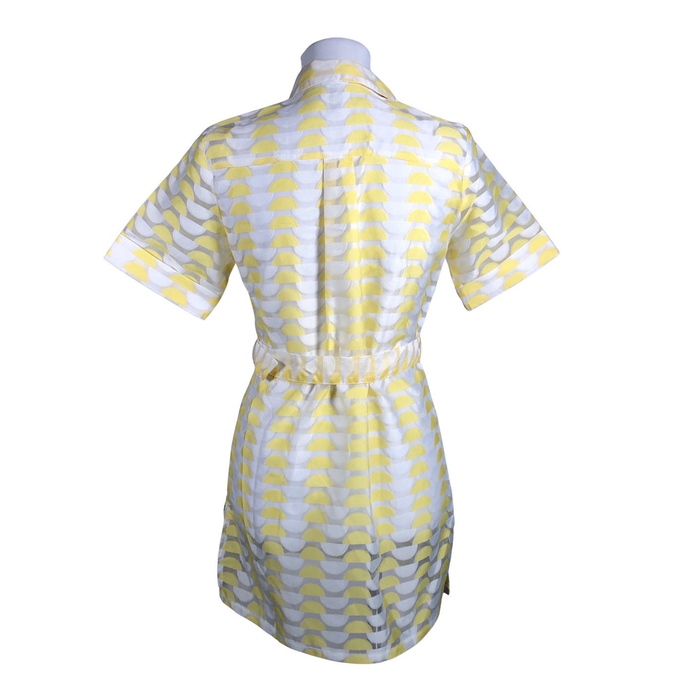 Unisex Handmade - Schiffon tunic, size 36 - Yellow (2)