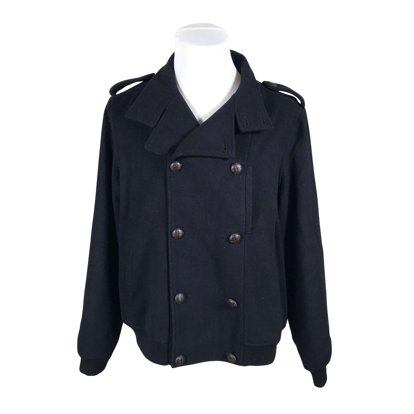 Unisex Topman - Wool coat, size L - Blue (1)
