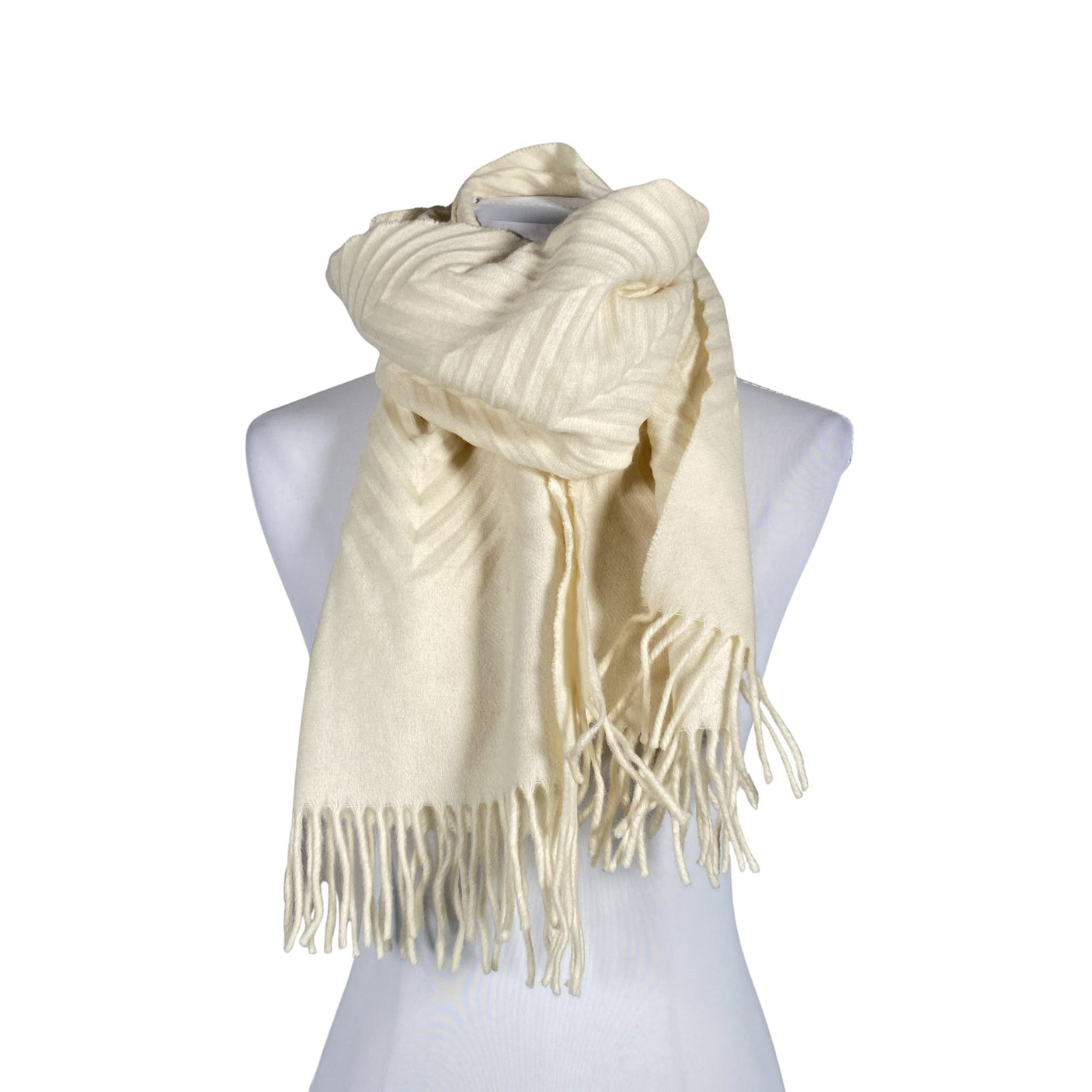 Unisex Les Copains - Scarf, size Midi - Natural white (1)