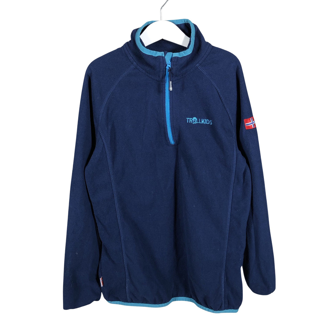 Unisex Trollkids - Fleece shirt, size 146 - 152 - Blue (1)