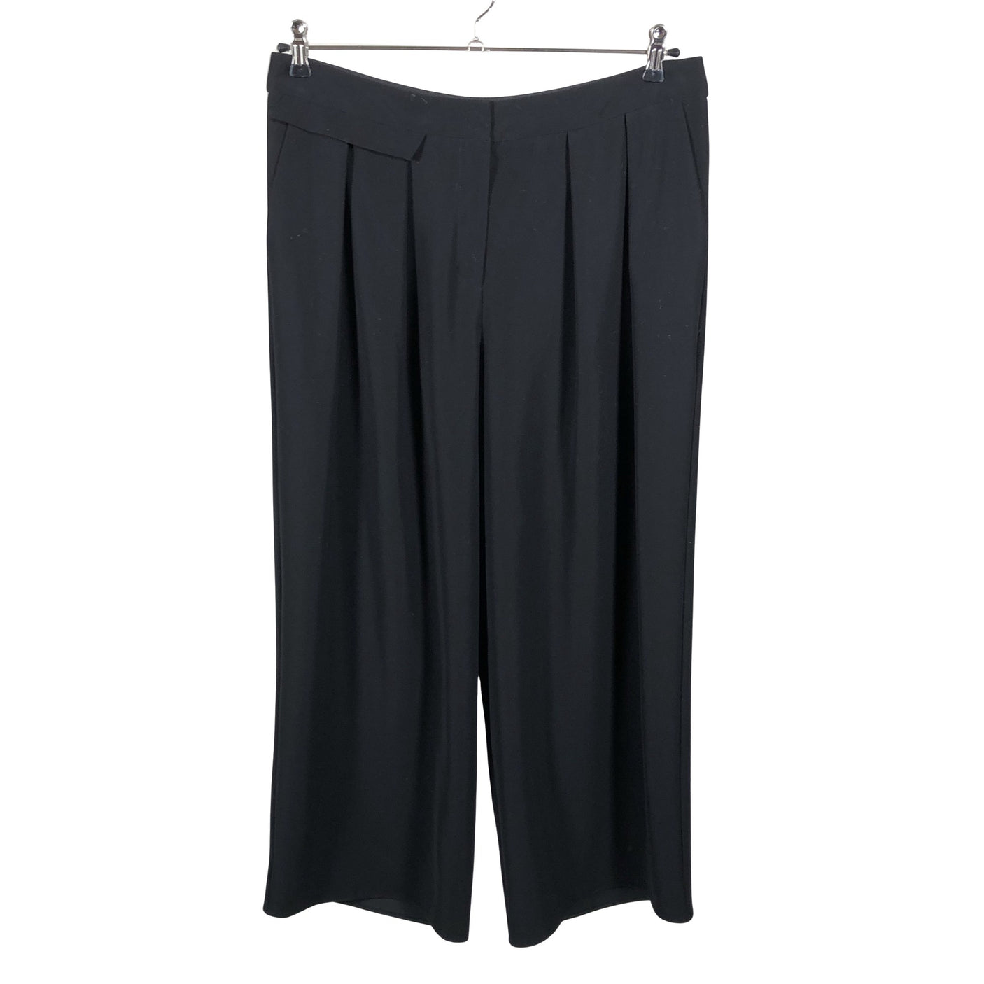 Unisex Armani Collezioni - Straight leg trousers, size 42 - Black (1)