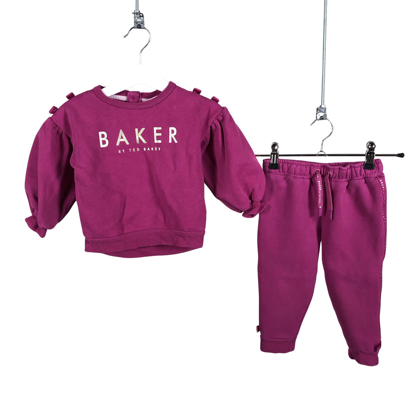 Unisex Baker by Ted Baker - Sweatshirt and pants set, size 80 - 86 - Violet (2)