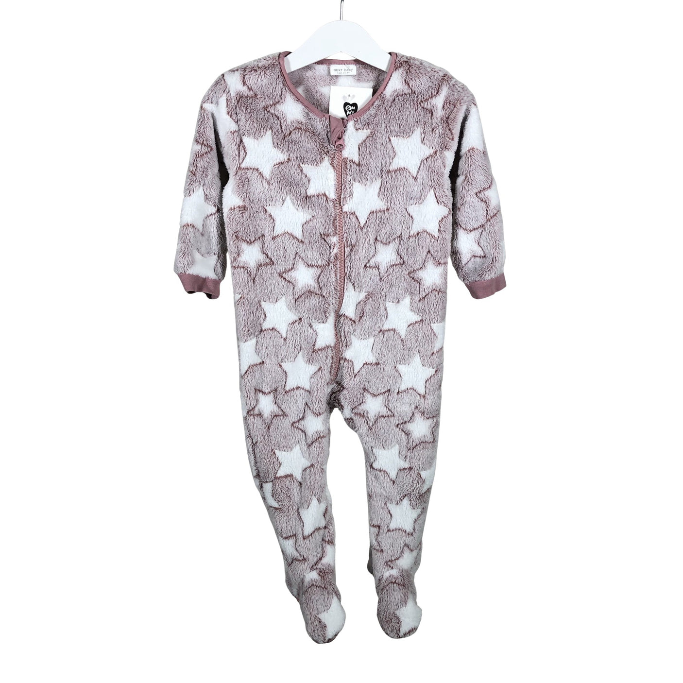 Unisex Next - Overalls, size 80 - 86 - Light pink (1)