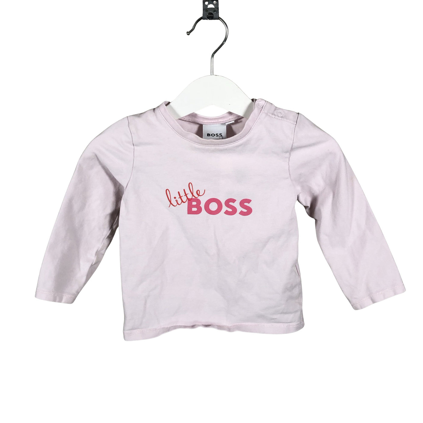 Unisex Hugo Boss - Tricot shirt, size 74 - 80 - Light pink (1)