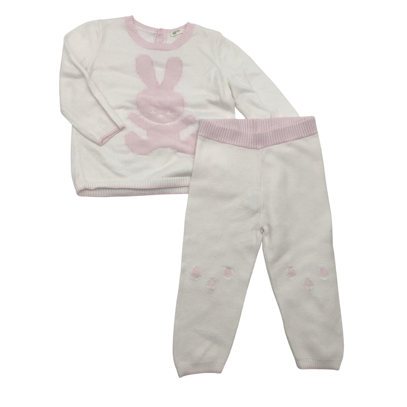 Unisex Benetton - Sweater, size 68 - 74 - White (1)