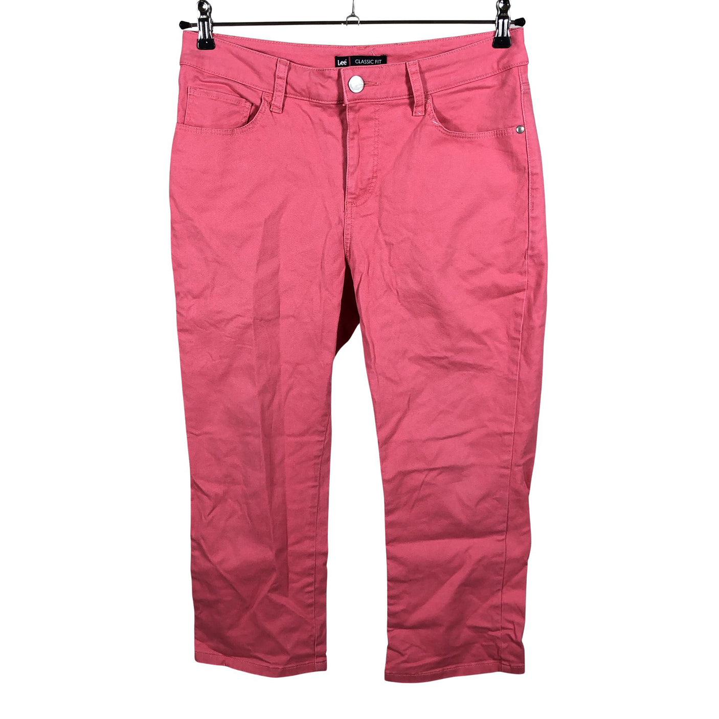 Unisex Lee - Capri jeans, size 38 - Light pink (2)
