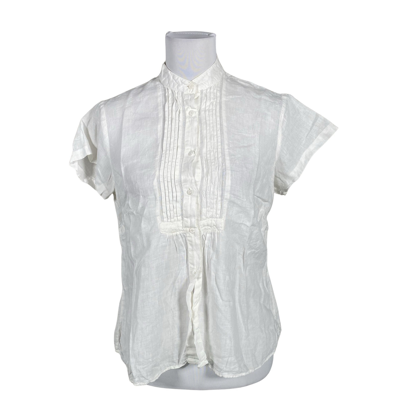 Unisex Gant - Short-sleeved blouse, size 40 - White (1)