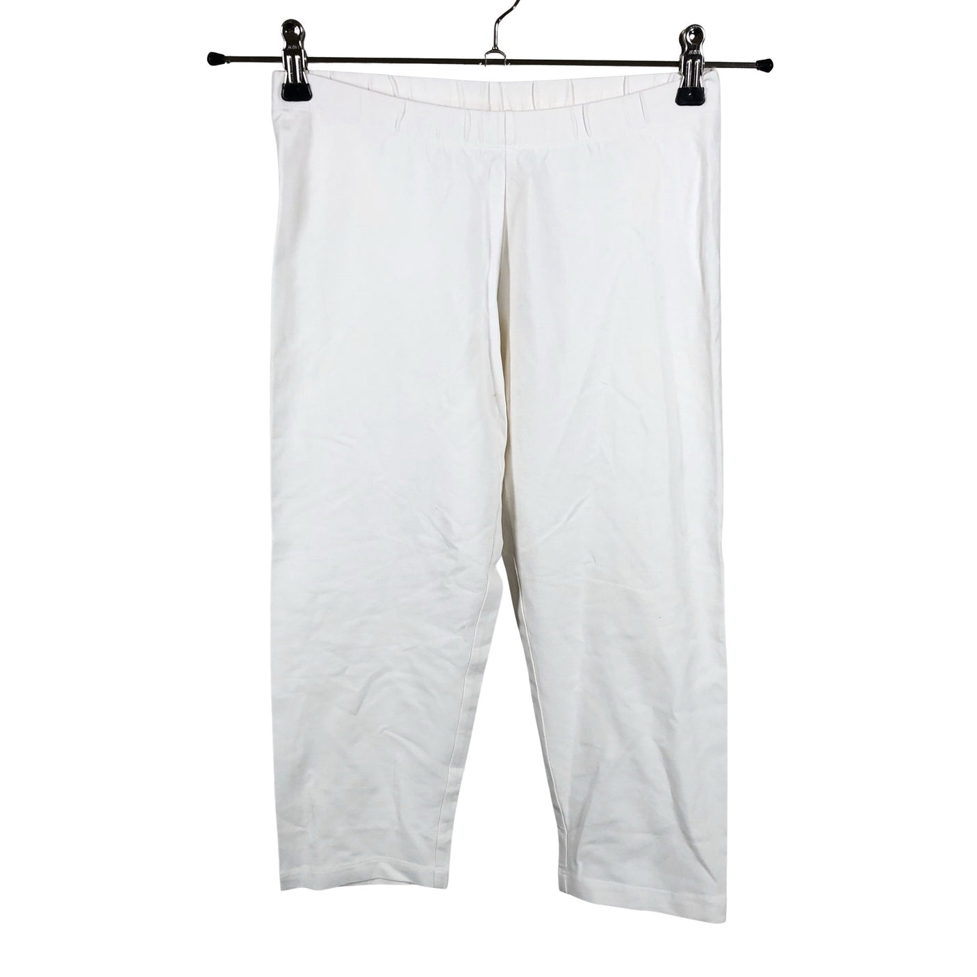 Unisex Esprit - Tricot capri pants, size 36 - White (1)