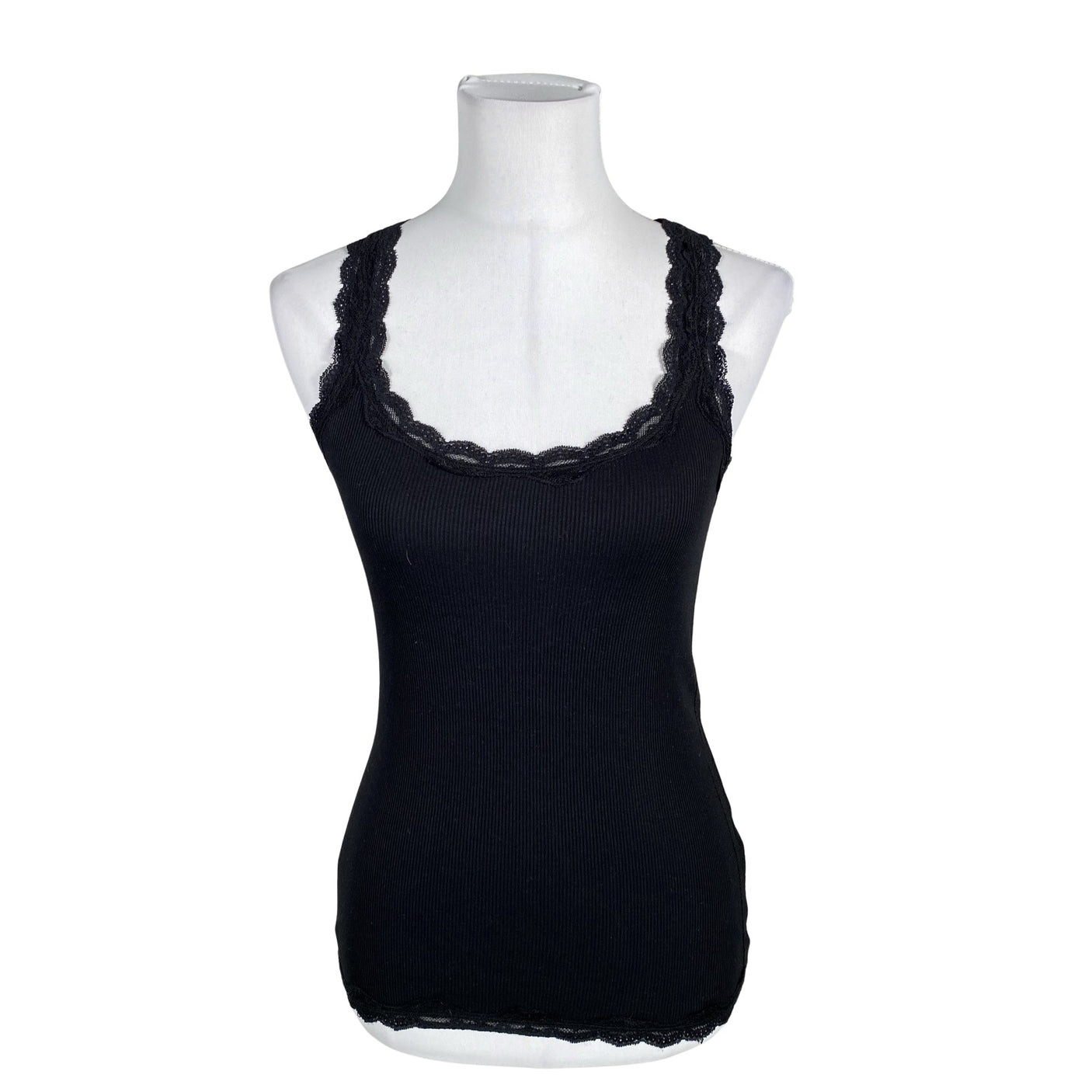 Unisex Esprit - Tricot tank top, size 36 - Black (1)