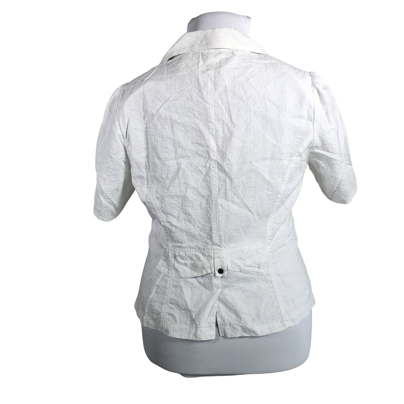 Unisex Voglia - Short-sleeved blouse, size 42 - White (2)