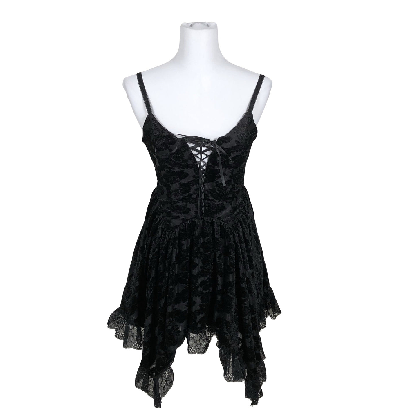 Unisex Widow - Tricot dress, size 32 - Black (2)