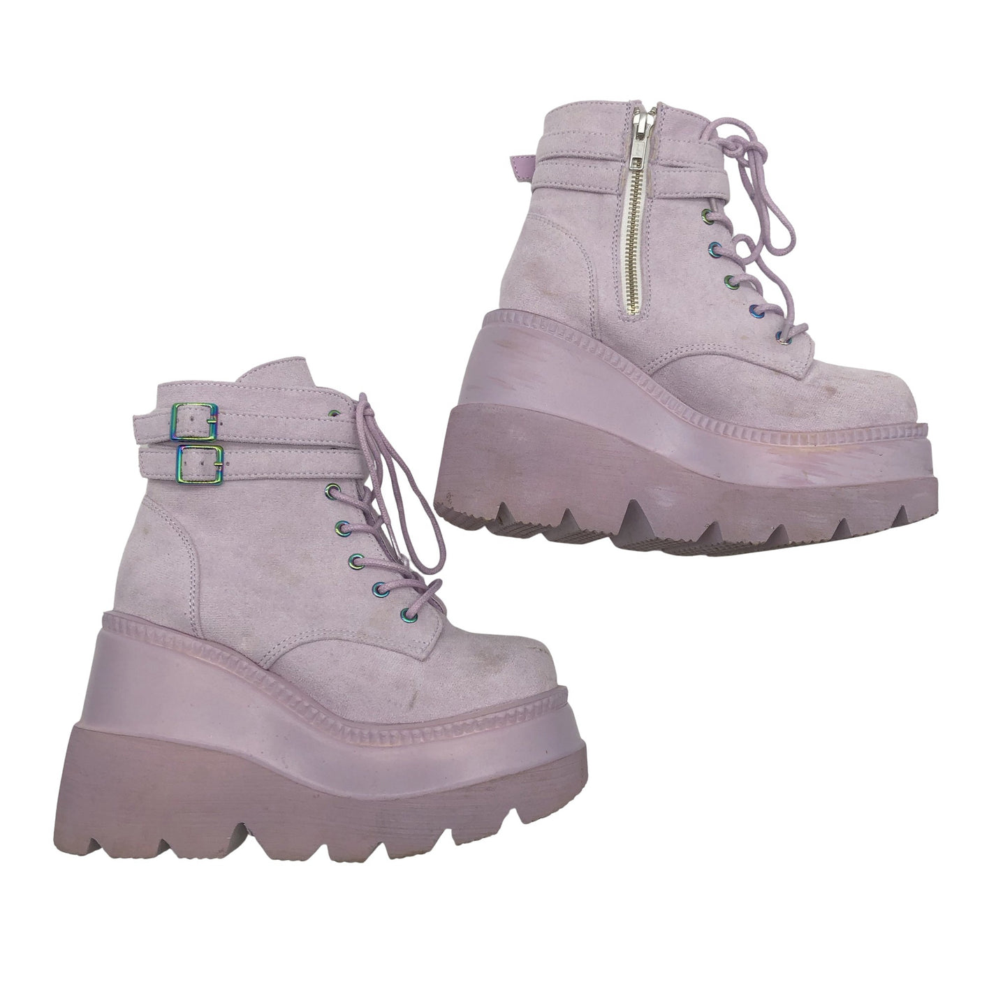 Unisex Demonia - Ankle boots, size 36 - Violet (1)