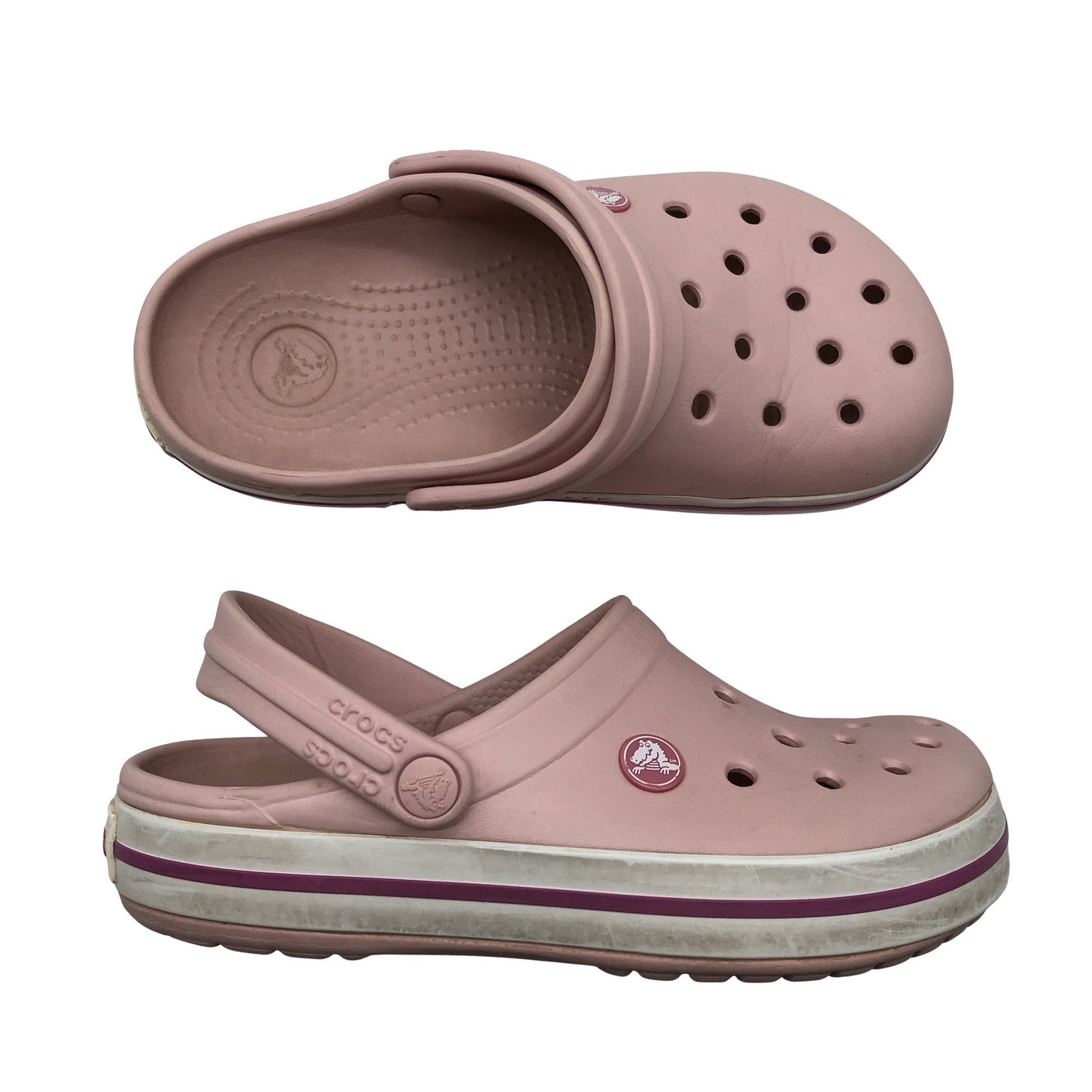 Unisex Crocs - Slip-on shoes, size 37 - Light pink (1)