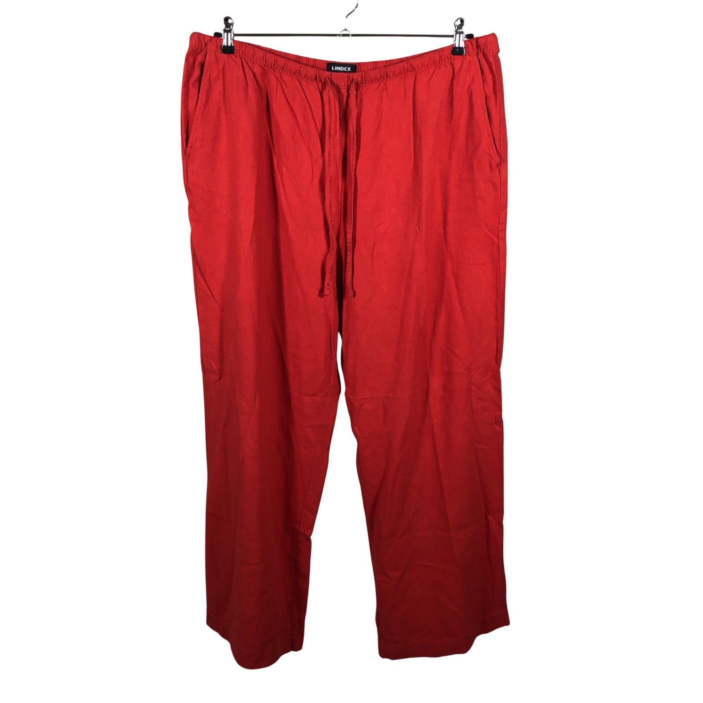 Unisex Lindex - Slacks, size 48 - Red (1)