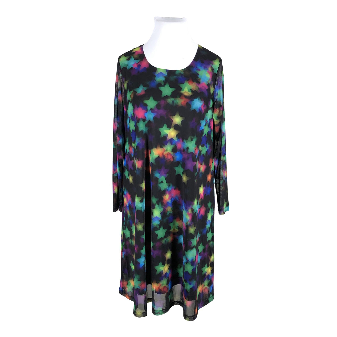 Unisex Angel of style - Schiffon dress, size 44 - Black (1)