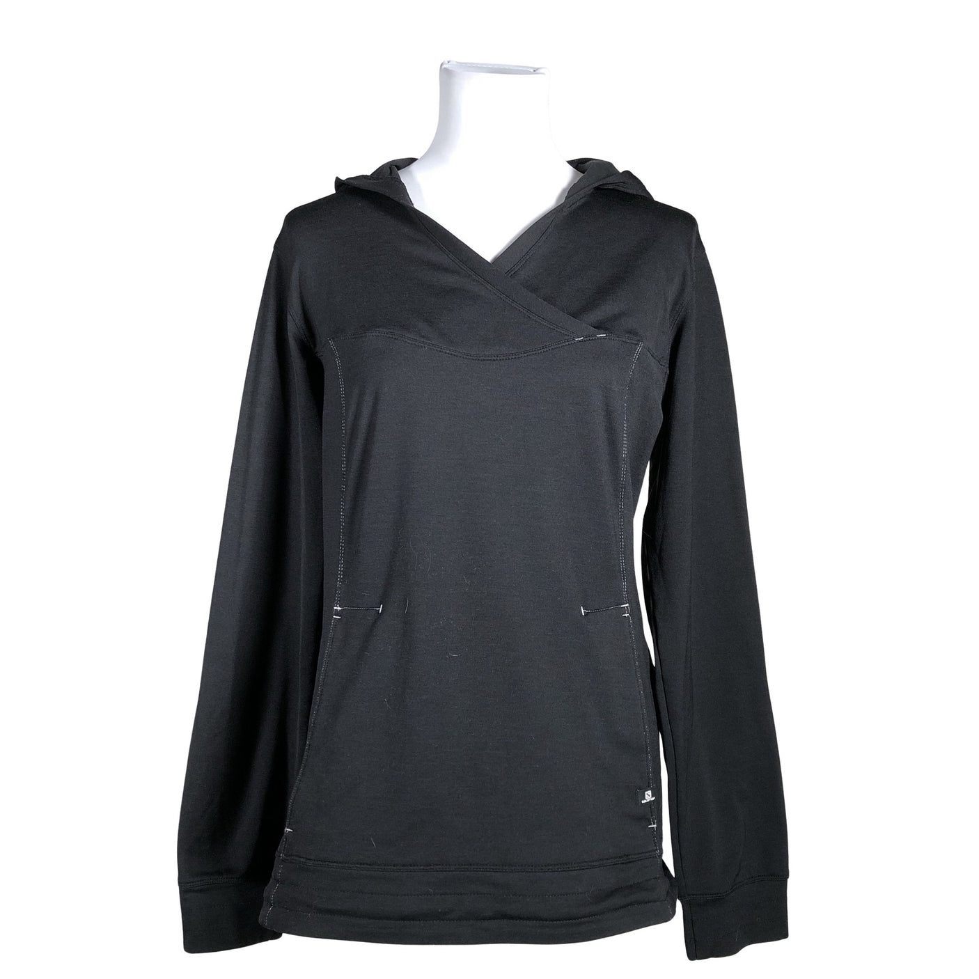 Unisex Salomon - Sports shirt, long sleeve, size 40 - Black (1)
