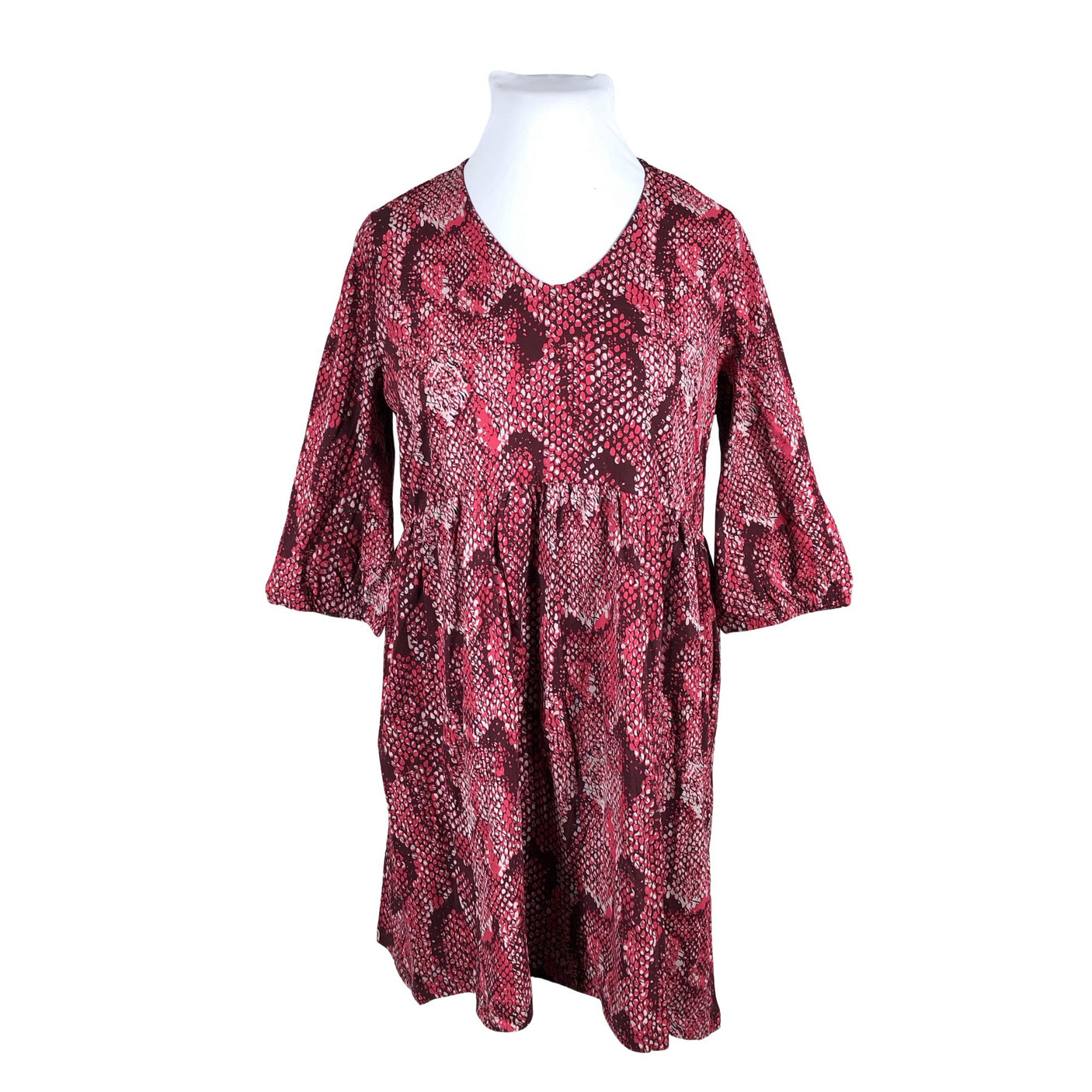 Unisex Ulla Popken - Tricot dress, size 42 - Violet (1)