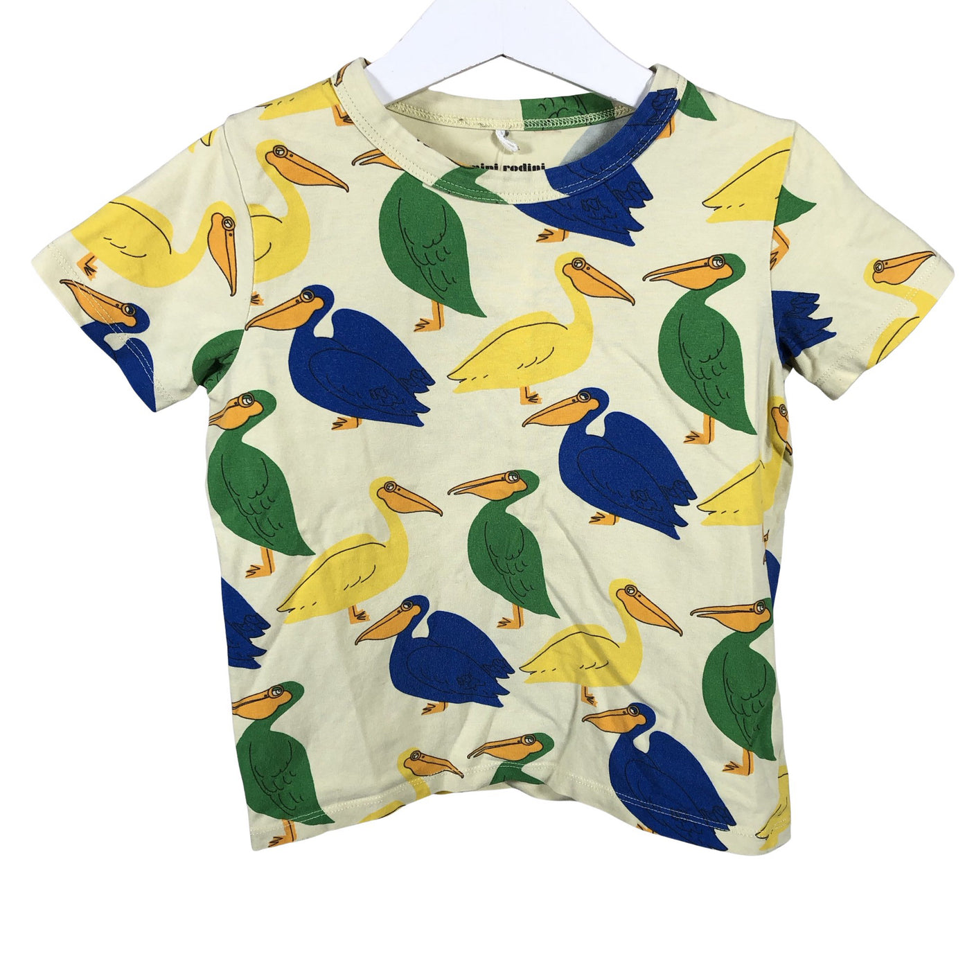 Unisex Mini Rodini - T-shirt, size 104 - 110 - Yellow (2)