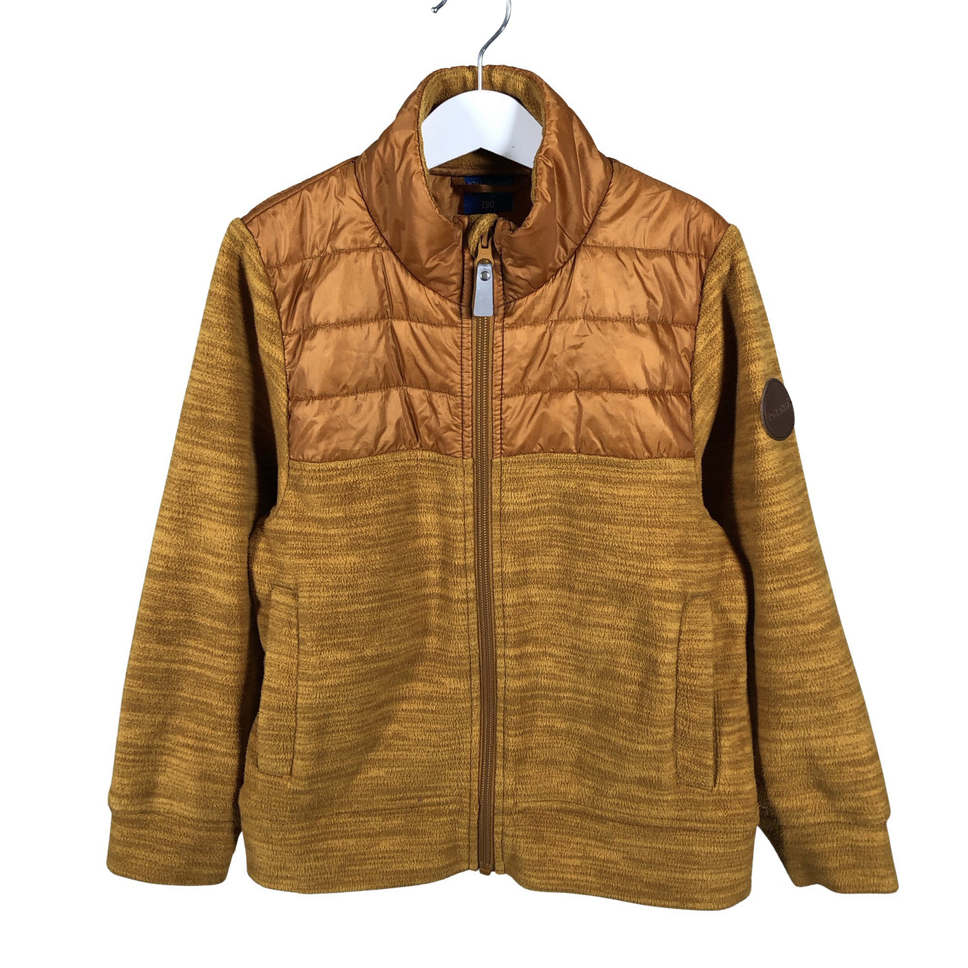 Unisex Jonathan - Fleece jacket, size 128 - 134 - Brown (1)