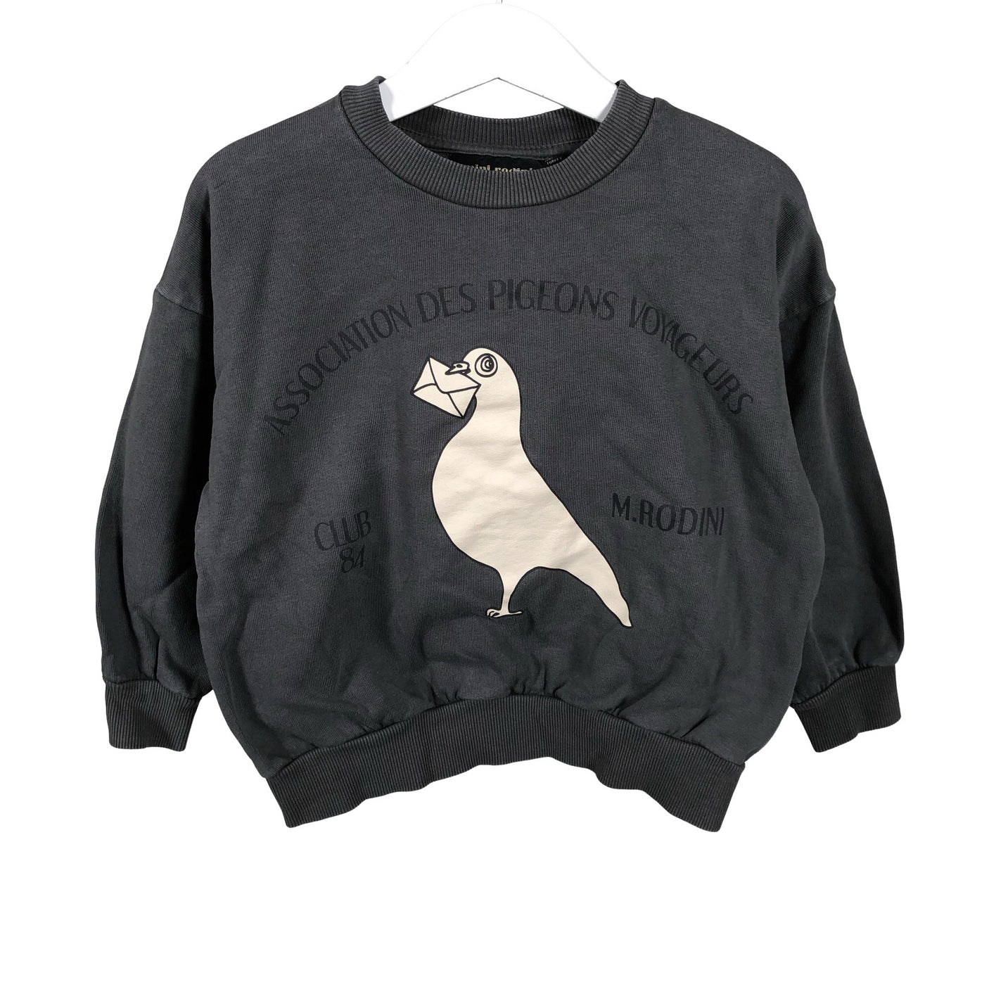 Unisex Mini Rodini - Sweatshirt, size 104 - 110 - Gray (1)