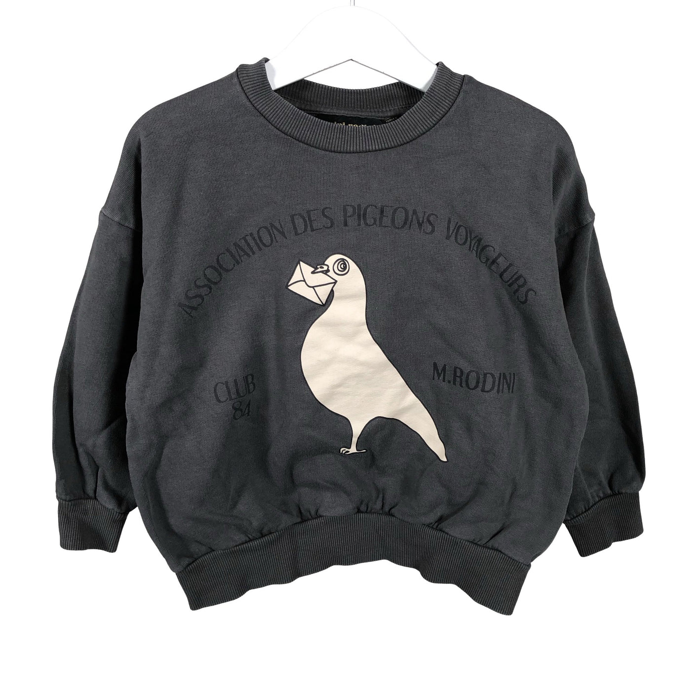 Unisex Mini Rodini - Sweatshirt, size 104 - 110 - Gray (3)