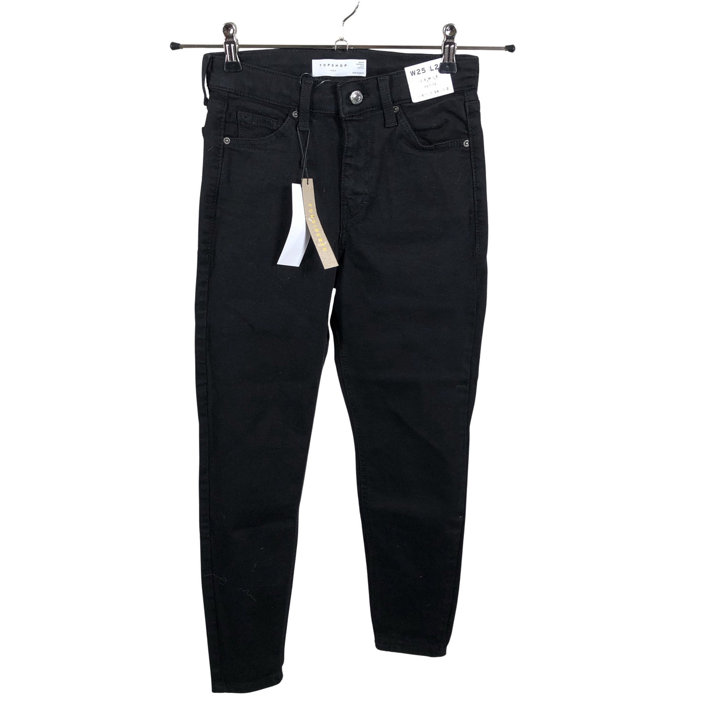 Unisex Topshop - Jeans, size 34 - Black (1)