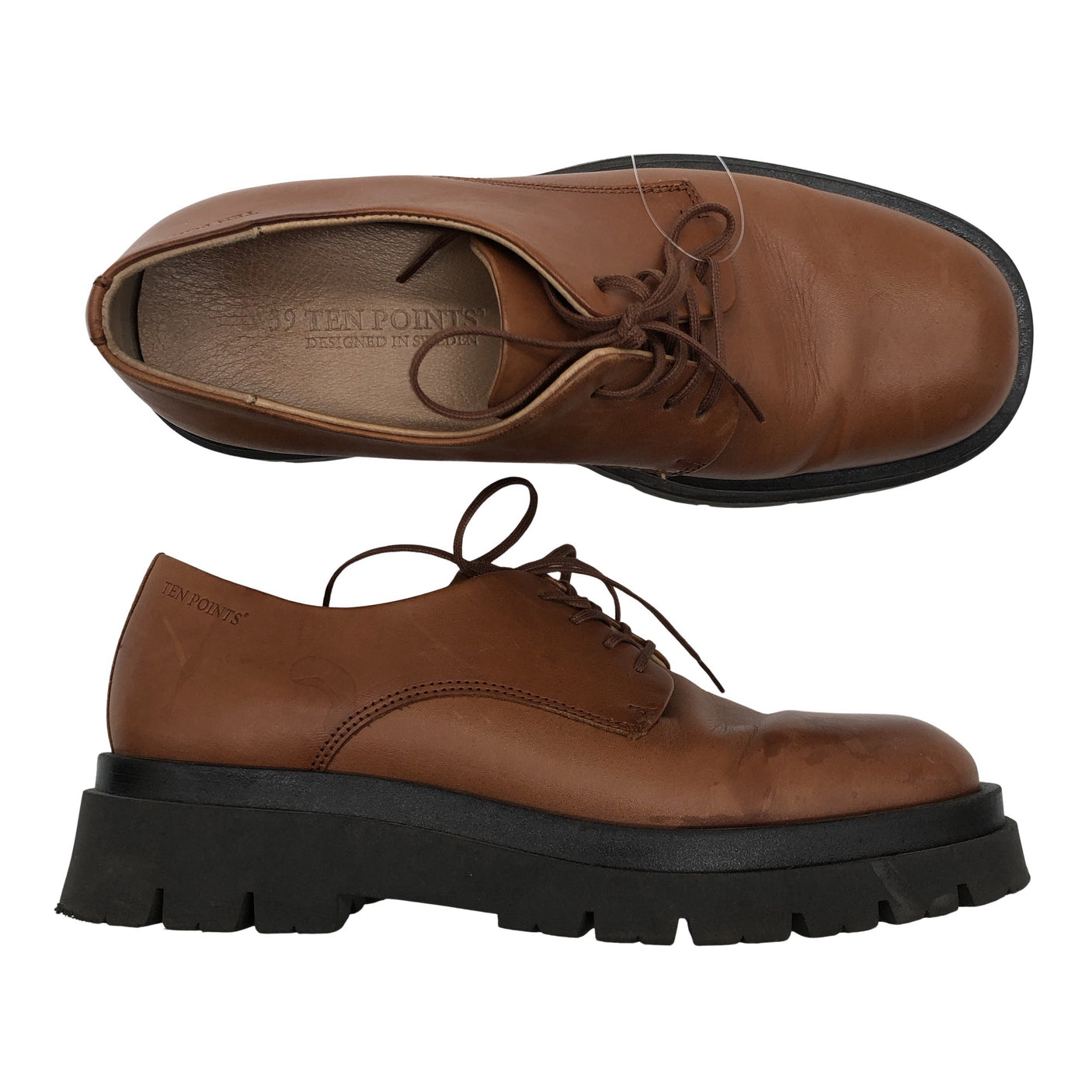 Unisex Ten Points - Walking shoes, size 39 - Brown (1)