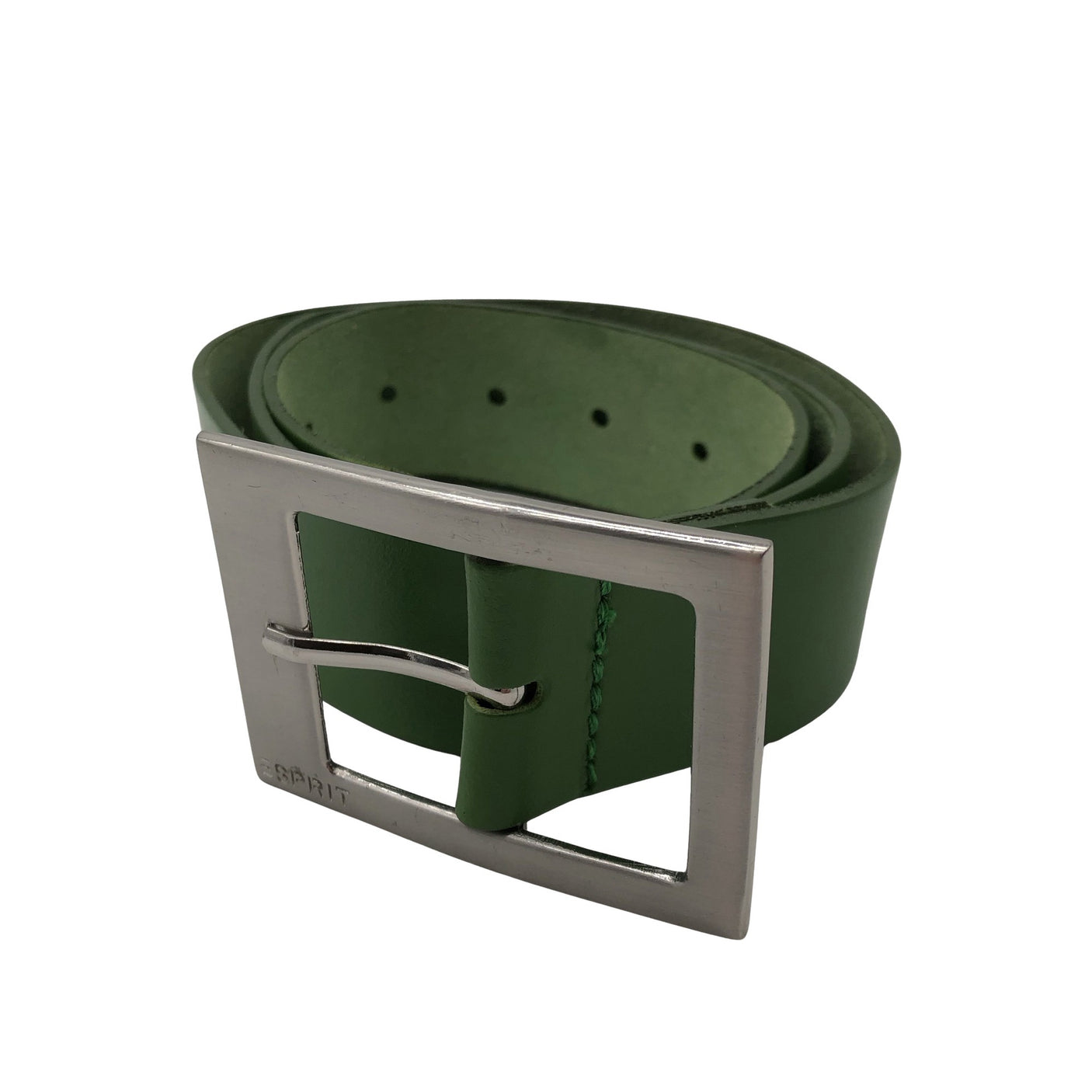 Unisex Esprit - Leather belt, size Ei kokoa - Green (1)