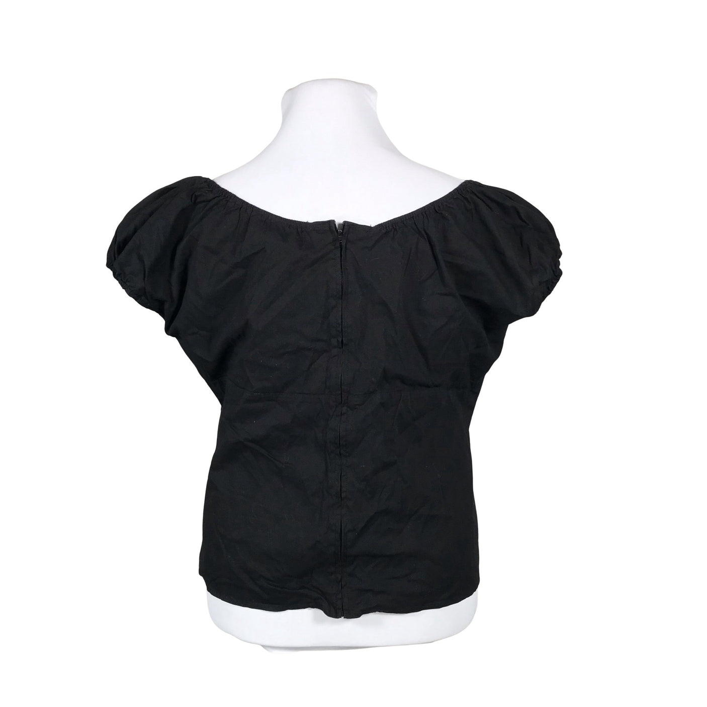 Unisex Hell Bunny - Short-sleeved blouse, size 48 - Black (2)