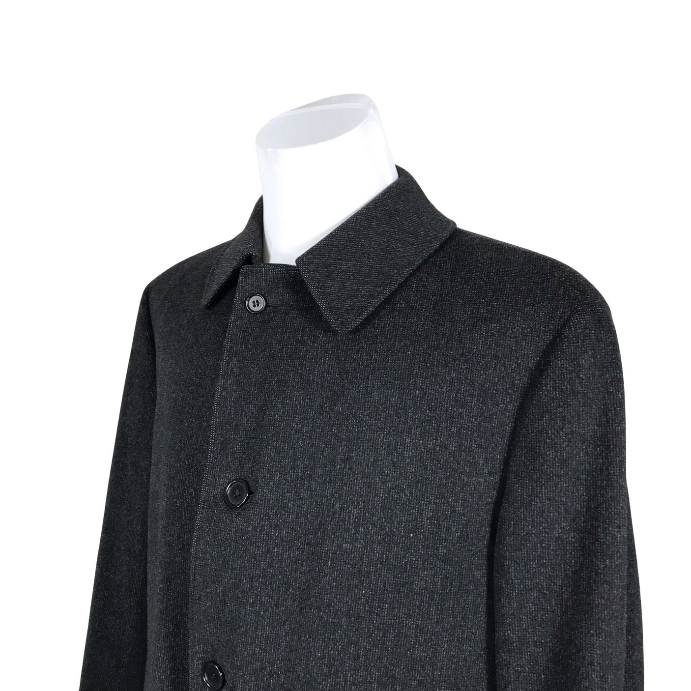 Unisex Canali - Wool coat, size XL - Gray (2)