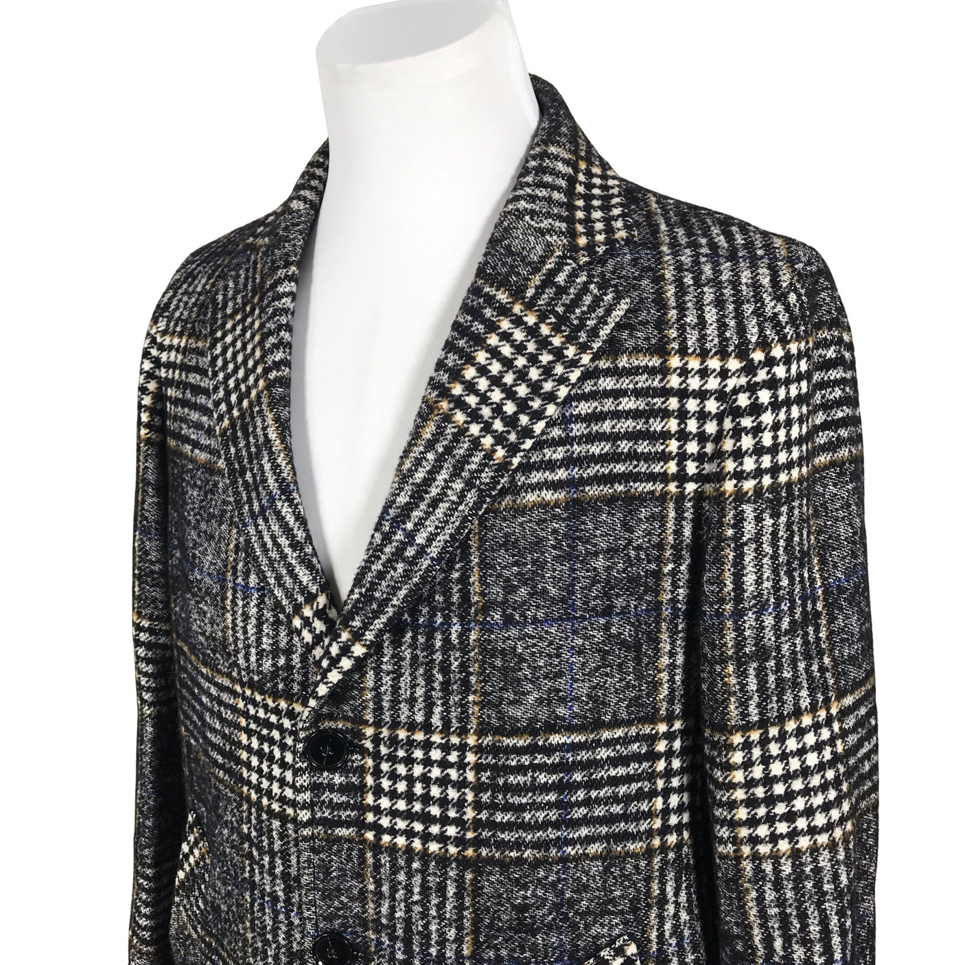Unisex Sand - Wool coat, size M - Black (3)
