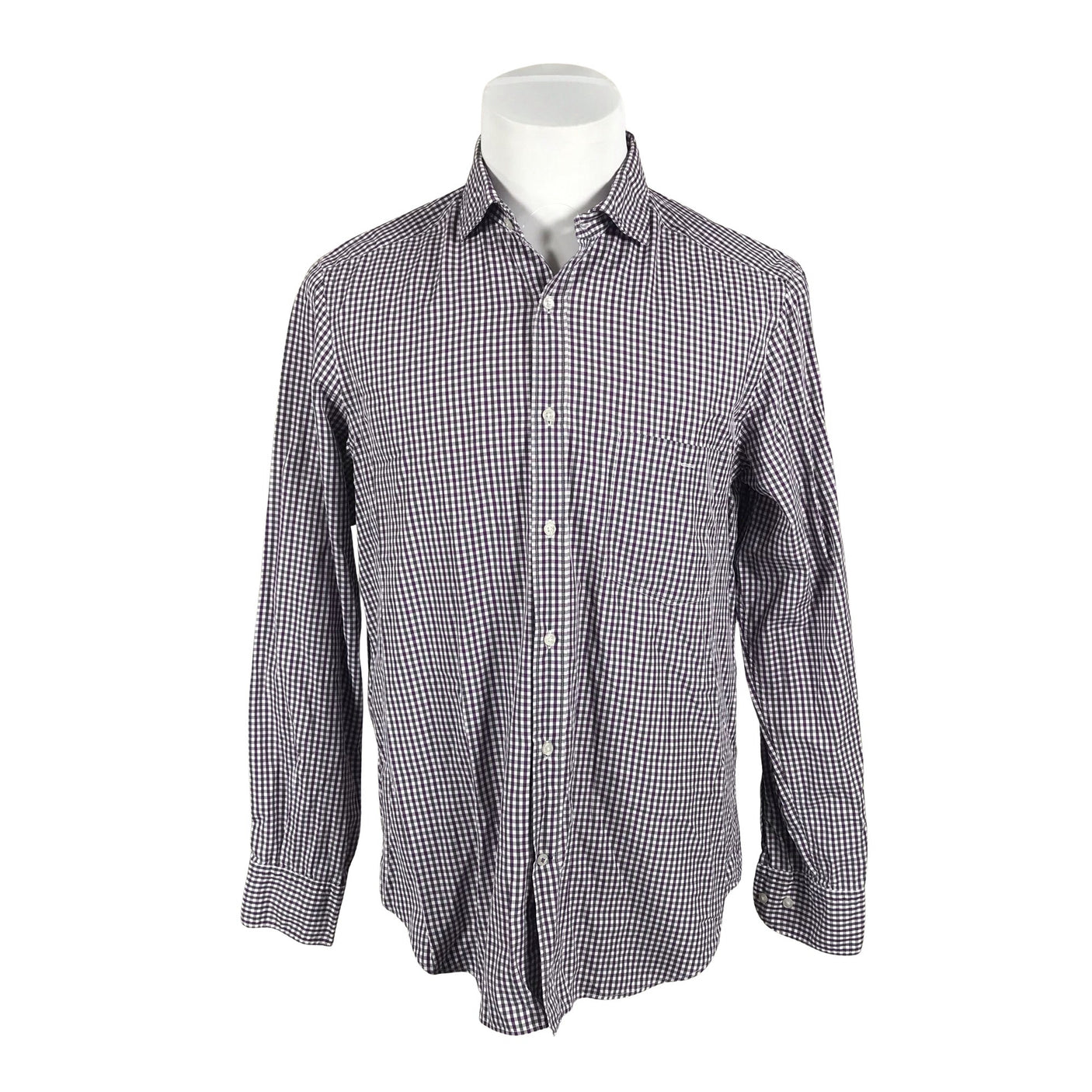 Unisex Massimo Dutti - Collared shirt, size L - Violet (2)