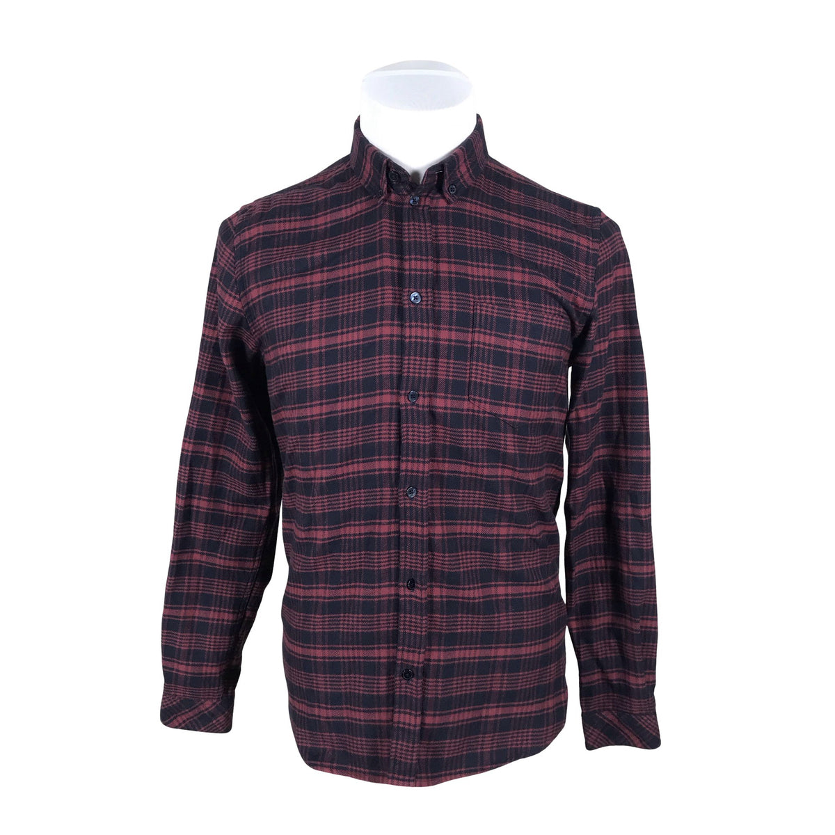 Unisex Samsoe&Samsoe - Flannel shirt, size M - Blue (1)