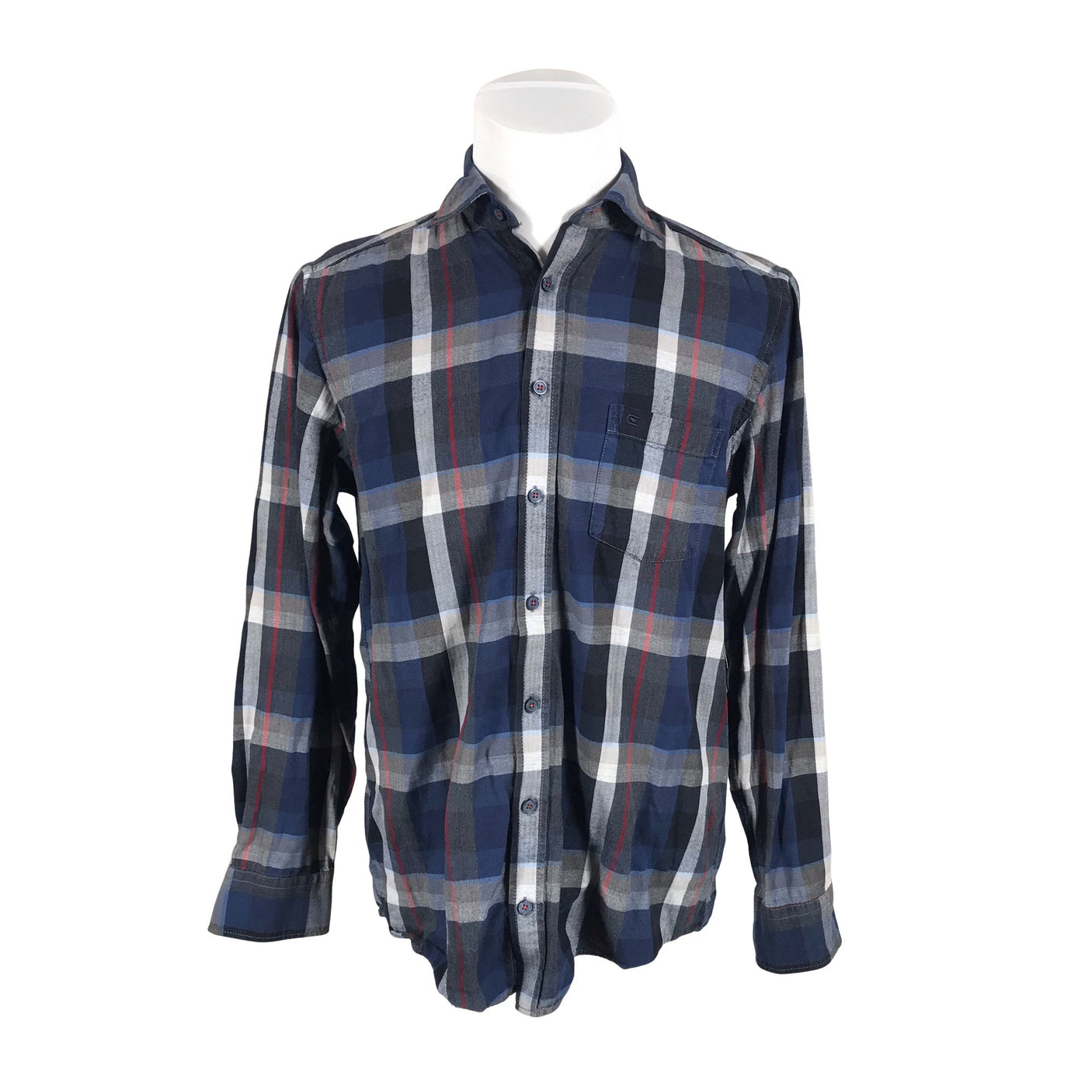 Unisex Casa Moda - Collared shirt, size L - Blue (2)