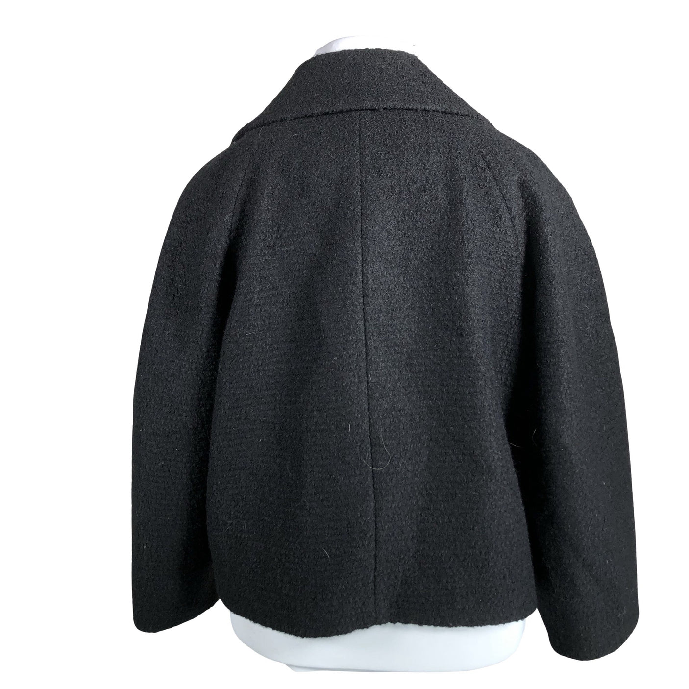 Unisex Rue de Femme - Wool coat, size 42 - Black (2)