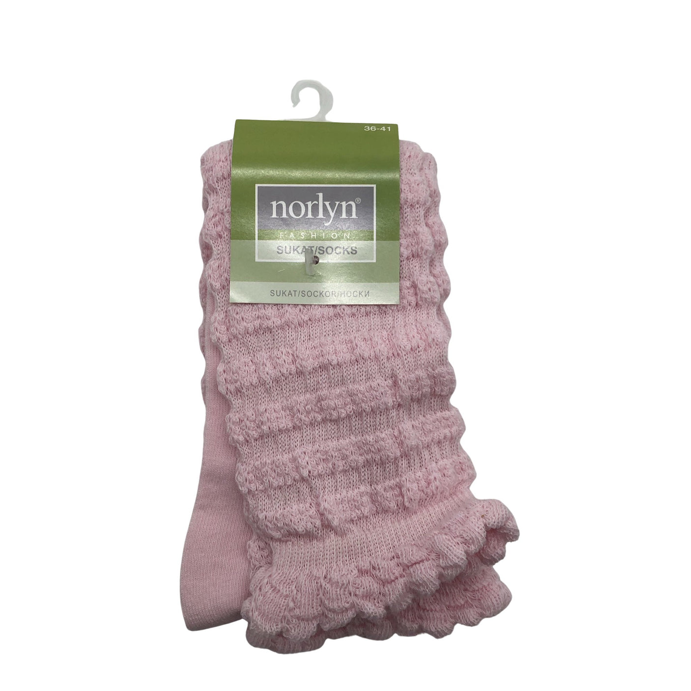 Unisex Norlyn - Socks, size 39 - Light pink (1)
