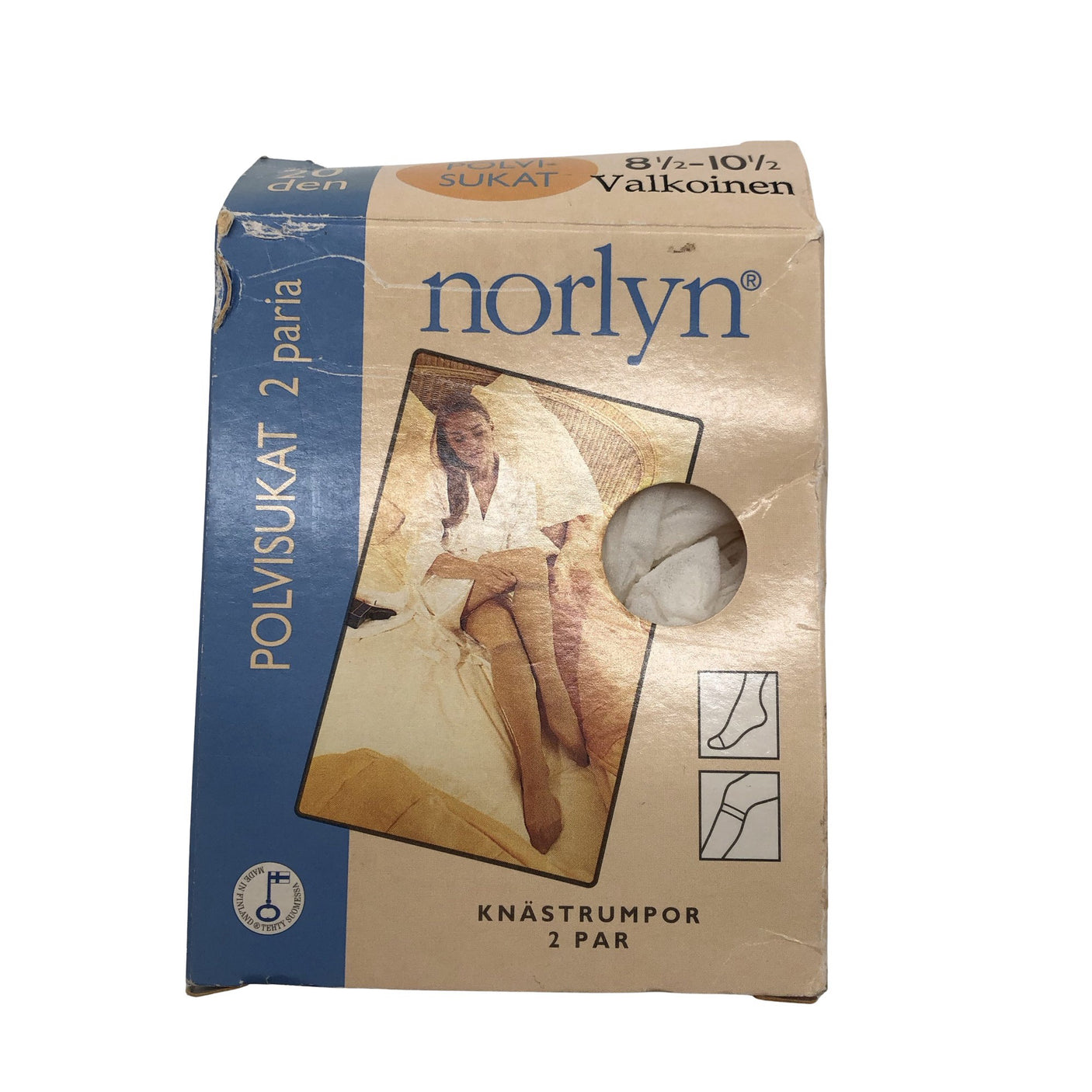 Unisex Norlyn - Socks, size 38 - White (1)