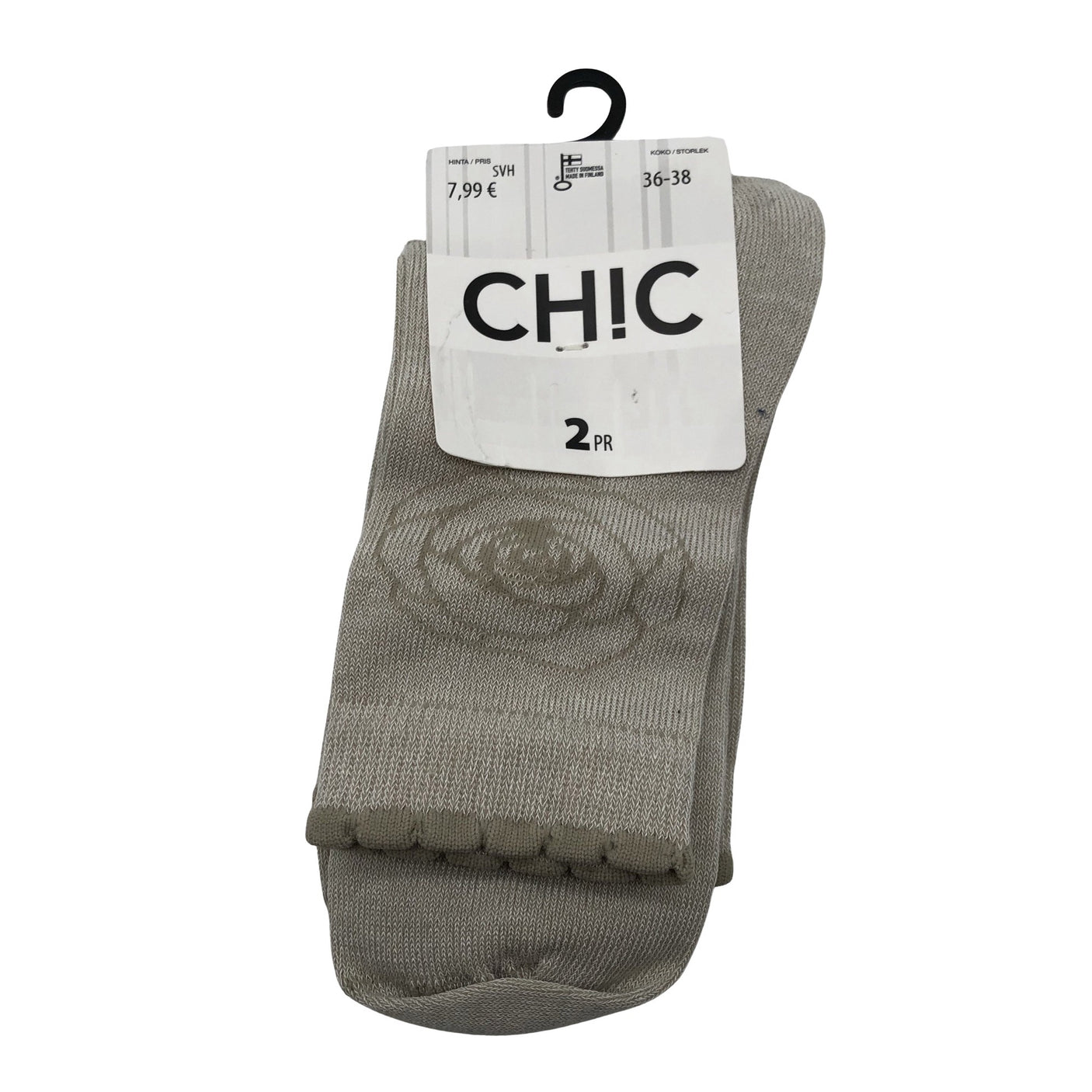 Unisex Sukkamestarit - Socks, size 38 - Beige (1)