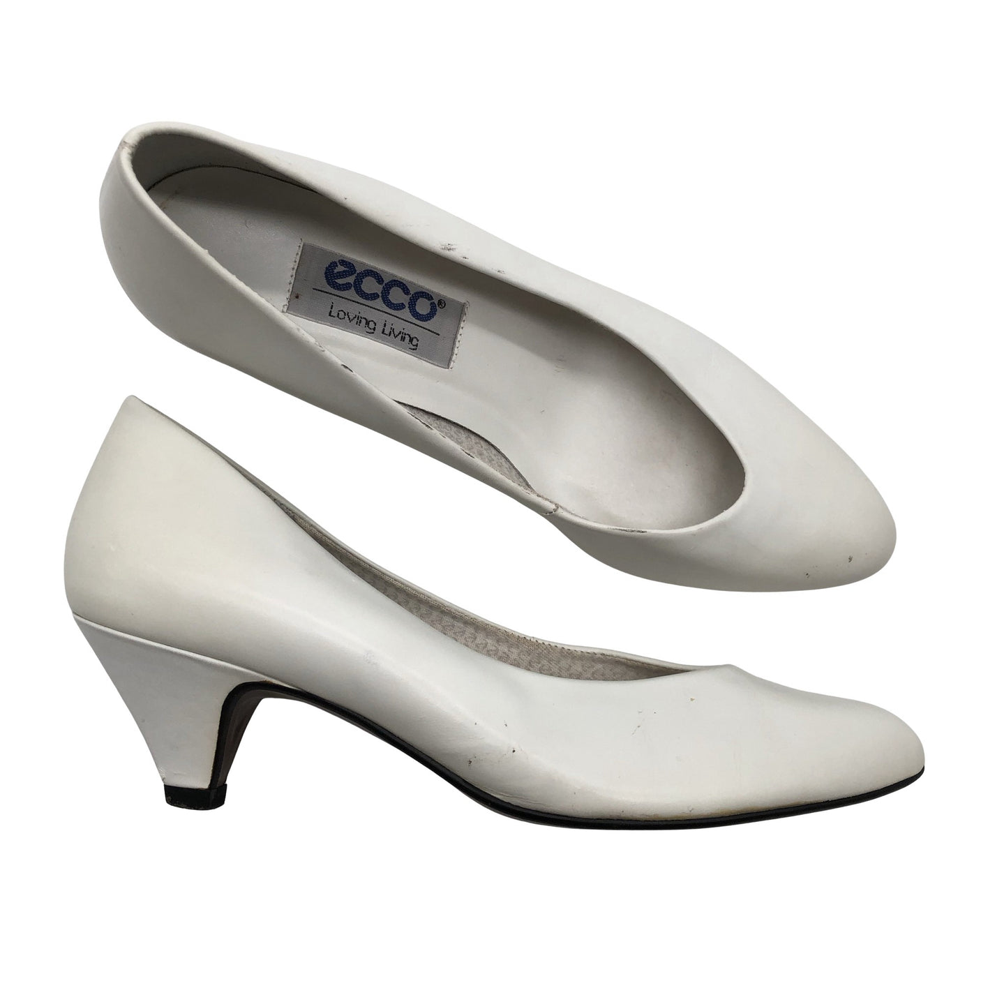 Unisex Ecco - High heels, size 37 - White (1)