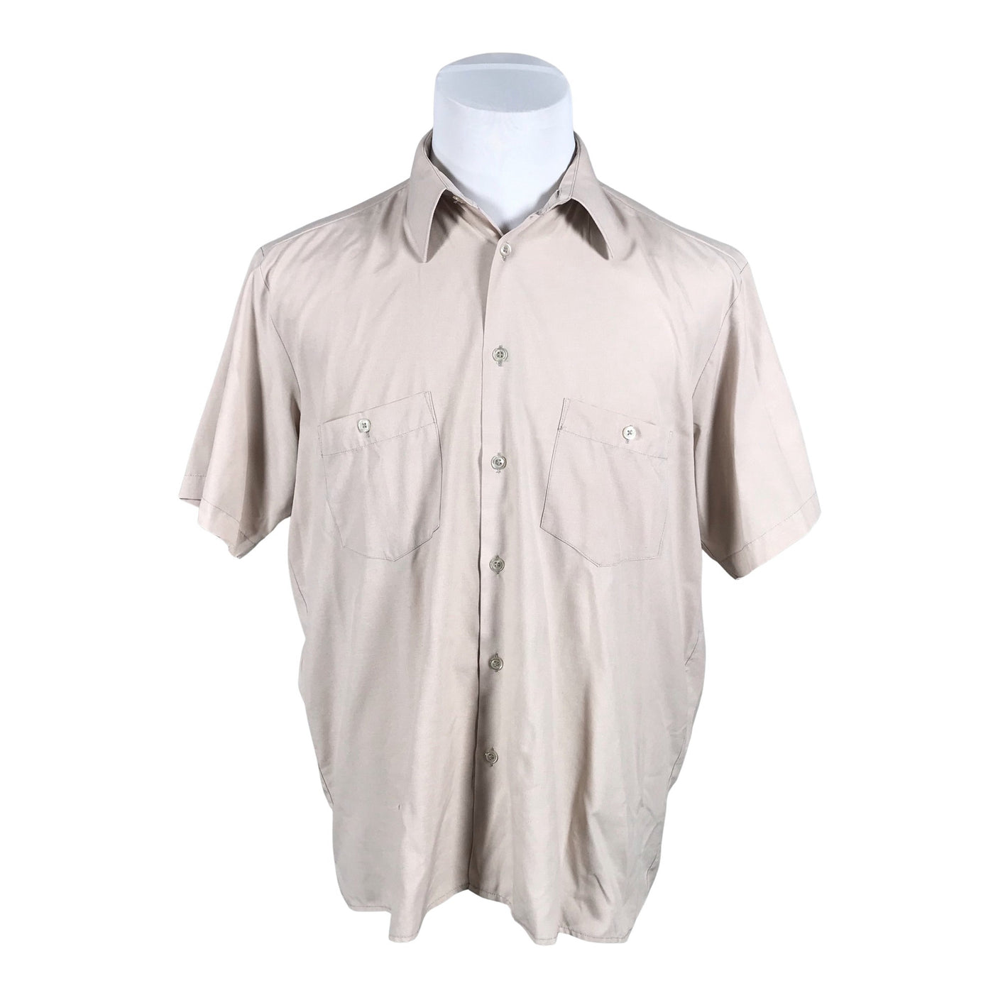 Unisex Tiklas - Collared shirt, size L - Beige (2)