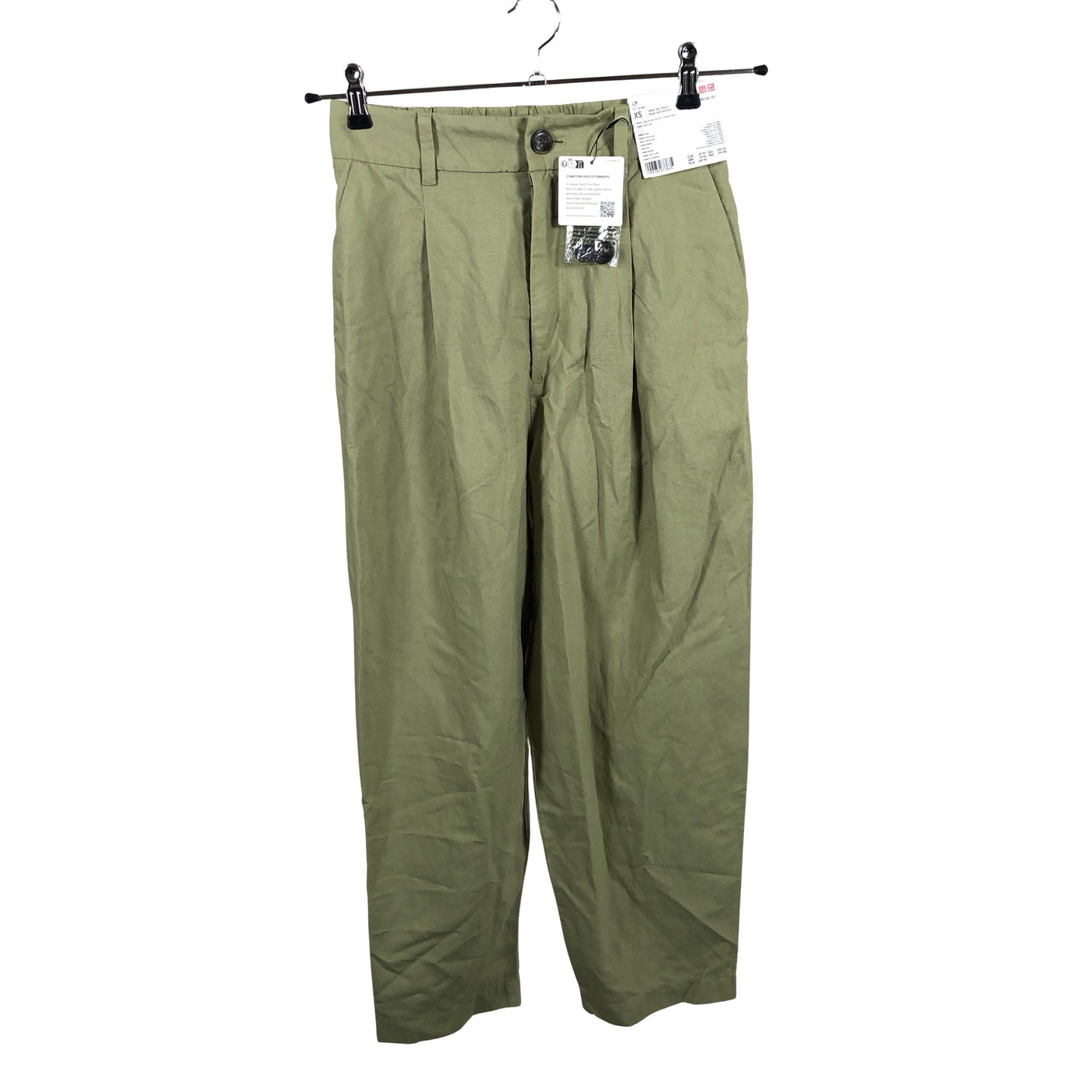 Unisex Uniqlo - Slacks, size 34 - Green (1)