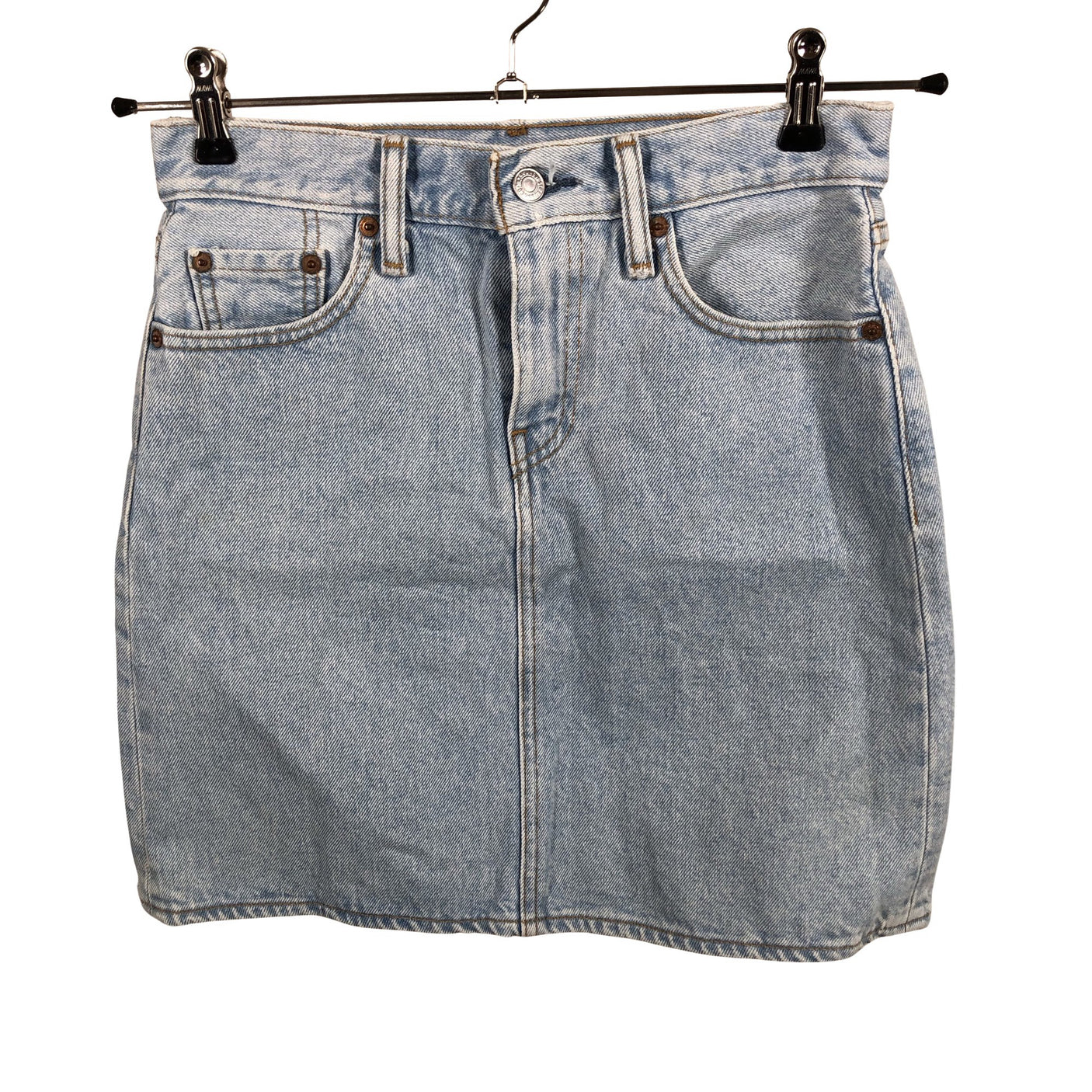 Unisex Levi's - Denim skirt, size W24 - Light blue (1)