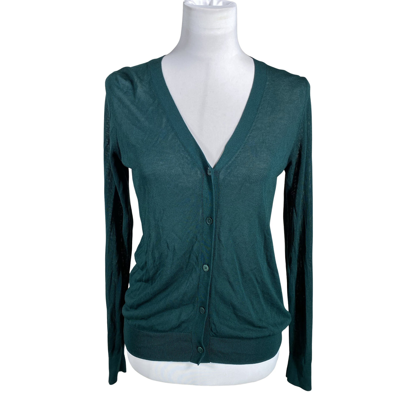 Unisex Uniqlo - Cardigan, size 38 - Green (1)