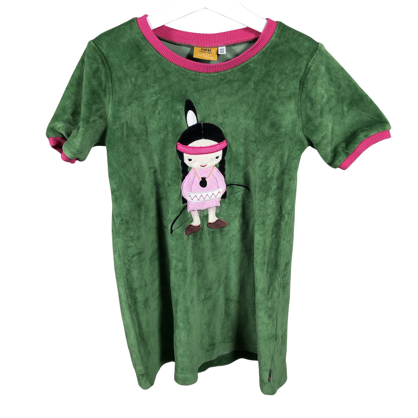 Unisex me&i - Sweatshirt dress, size 122 - 128 - Green (1)