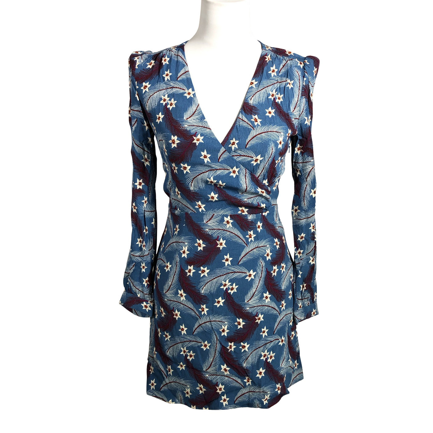 Unisex &Other Stories - Schiffon dress, size 34 - Blue (1)
