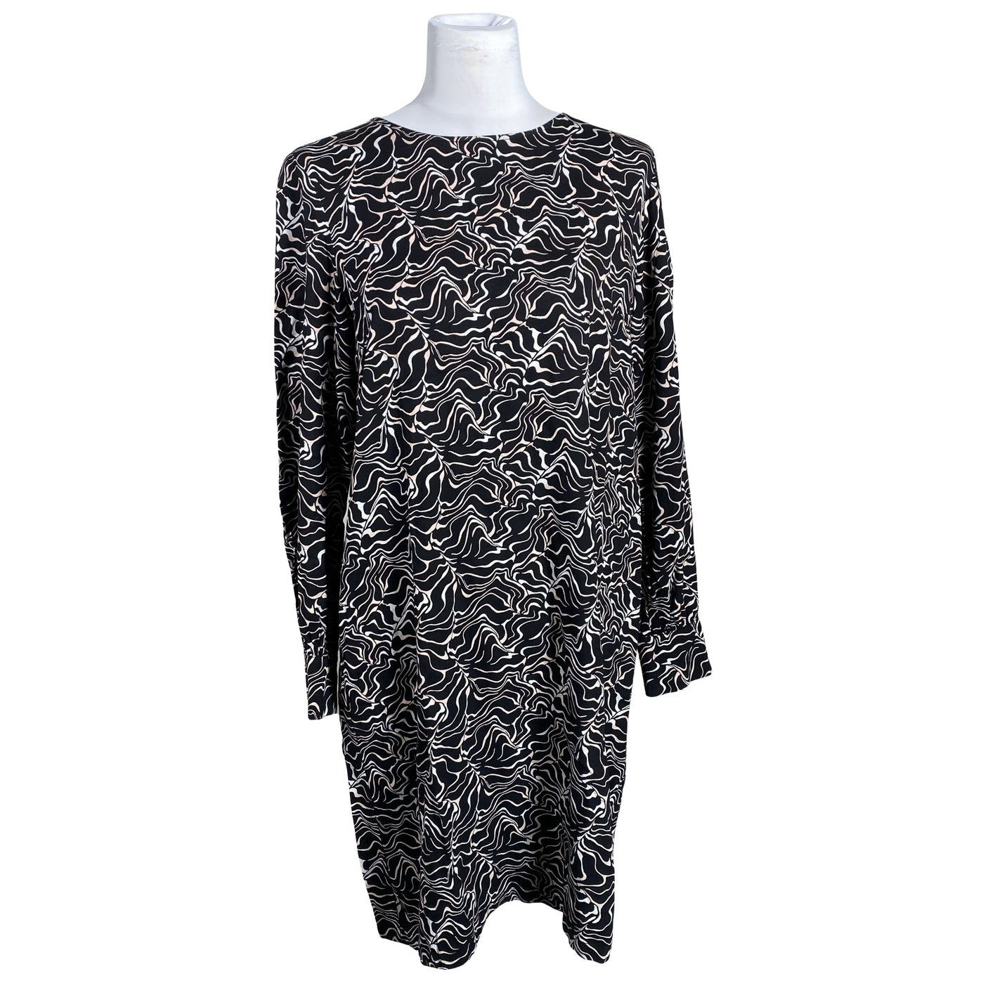 Unisex Nanso - Schiffon dress, size 38 - Black (1)