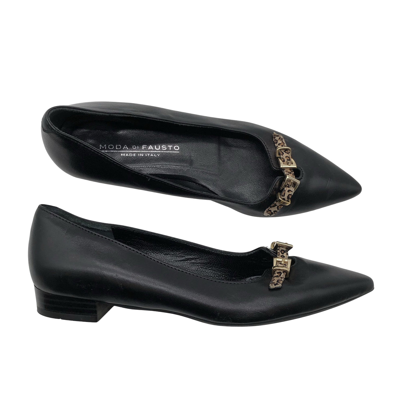 Unisex Moda di Fausto - Ballerinas, size 37 - Black (1)