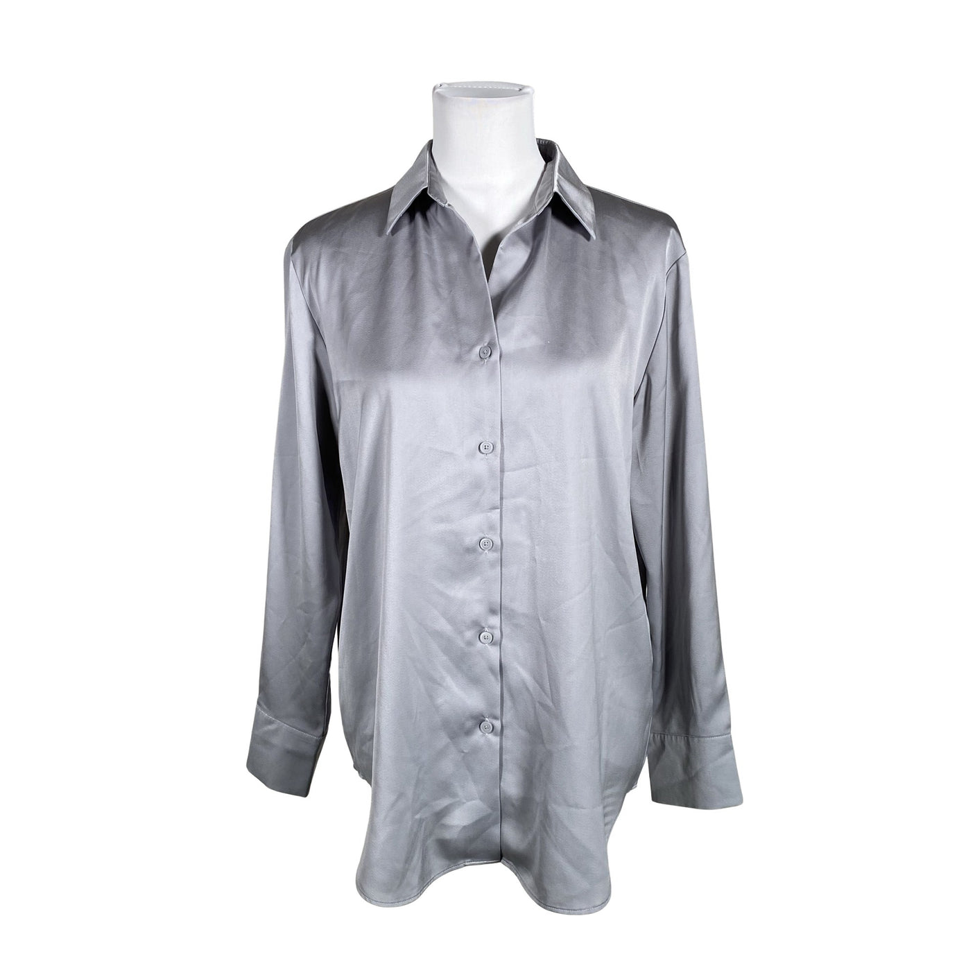 Unisex Uniqlo - Blouse, size 38 - Gray (1)