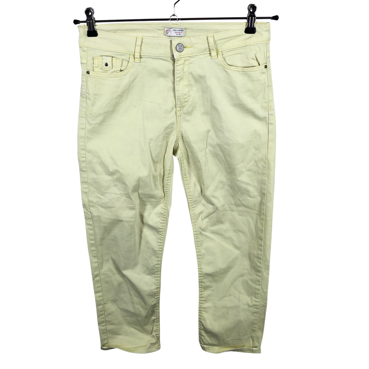 Unisex Esprit - Capri jeans, size 36 - Yellow (1)