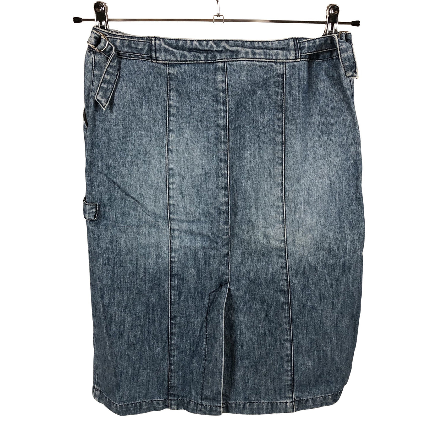 Unisex Naf Naf - Denim skirt, size 34 - Blue (2)